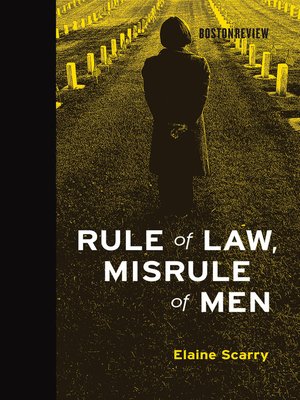 cover image of Rule of Law, Misrule of Men